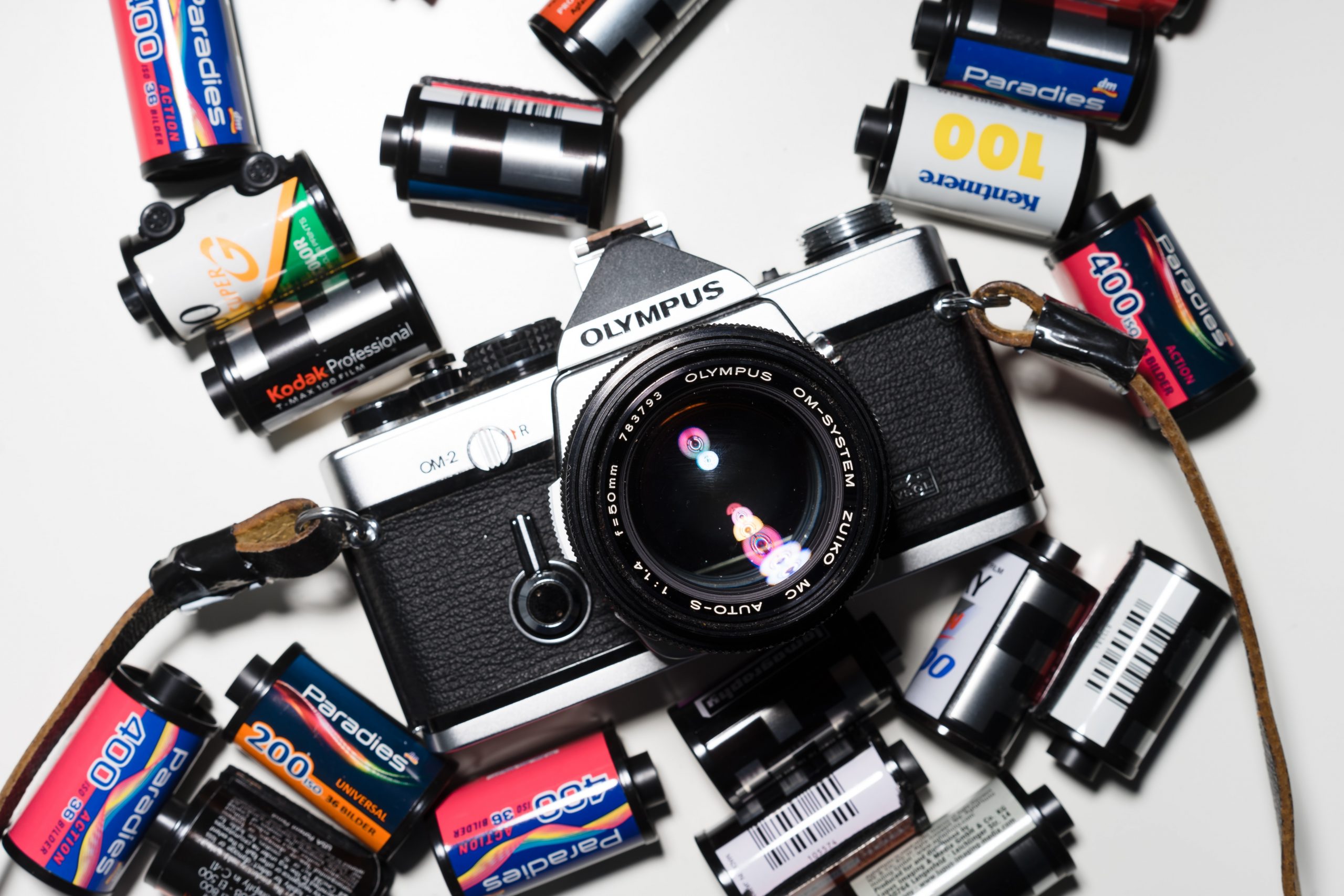 black and silver canon dslr camera